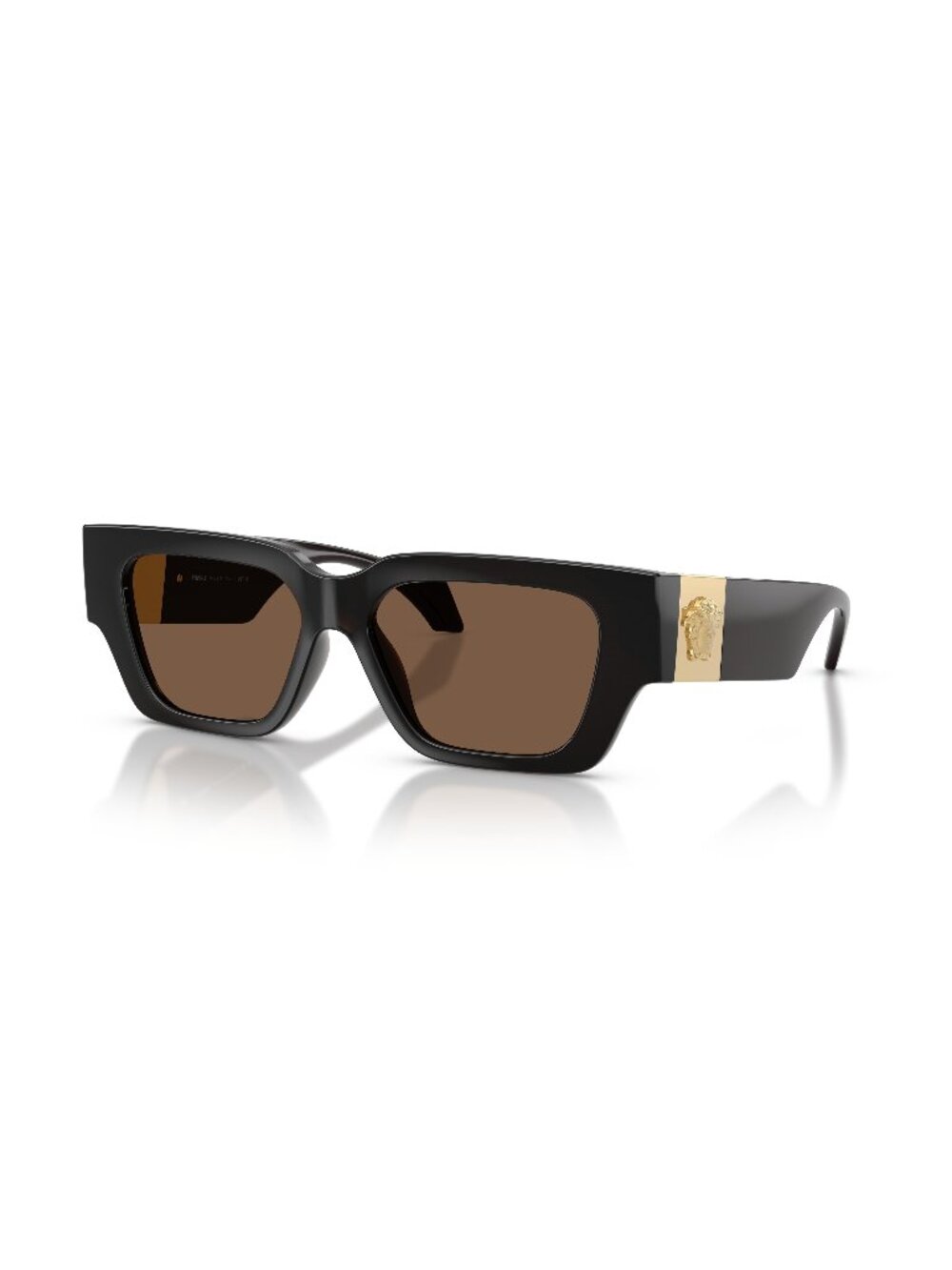 New Versace Women's Sunglasses Brown Lens Injected Frame VE4497U 554373 53